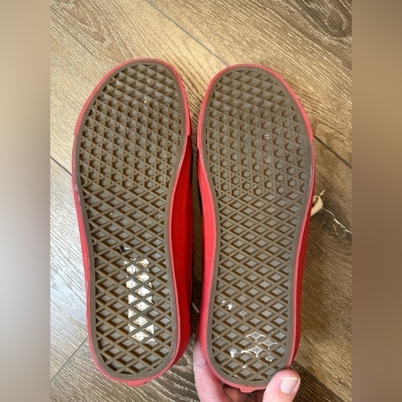 VANS Bold Ni LX Nubuck Suede Racing Red Chili Pepper Ultracush - Picture 9 of 13